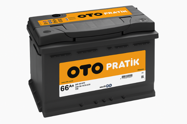 OTOPRATİK 66 AH NORMAL AKÜ resmi